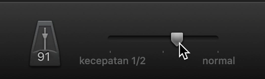 Penggeser Kecepatan.