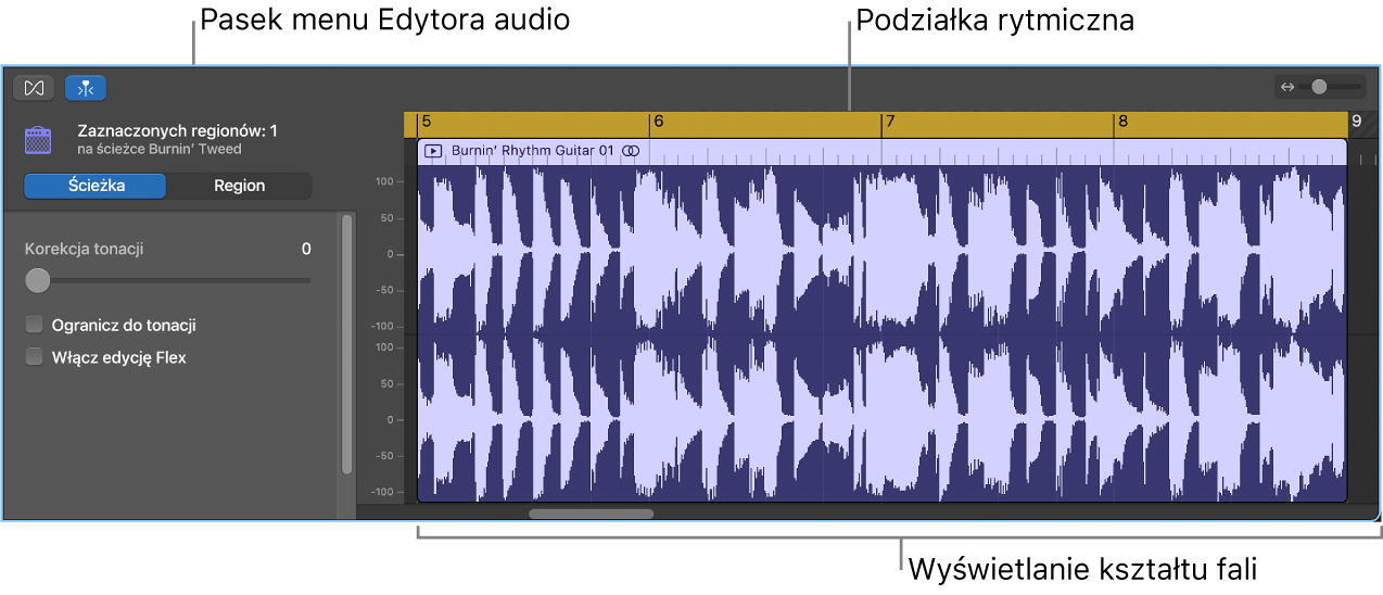 Edytor audio.
