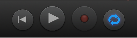 Przycisk odtwarzania w pętli.