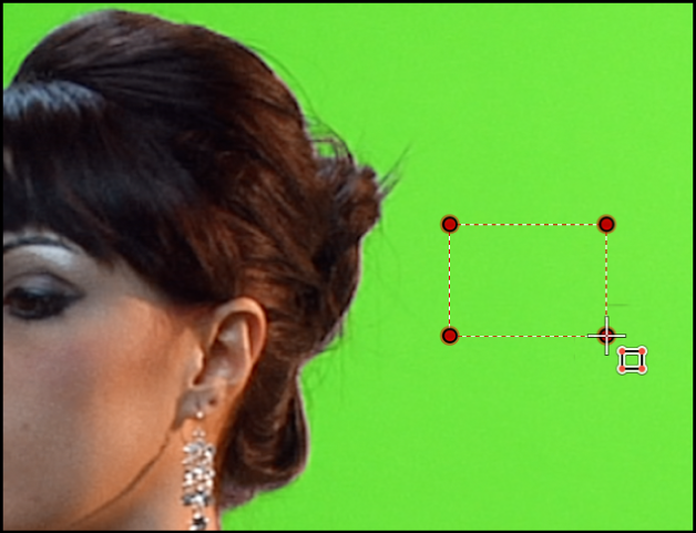 캔버스에서 샘플 색상 상자 드래그