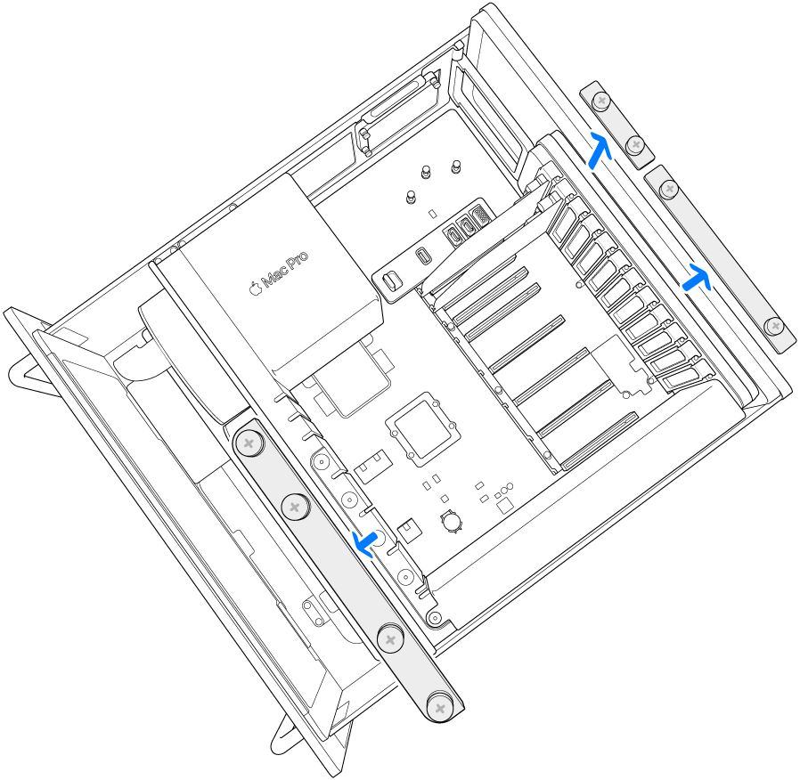 Знімання бокових кронштейнів.