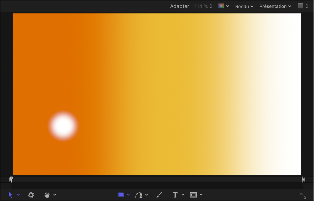 Canevas affichant un système de particules à l’image 1