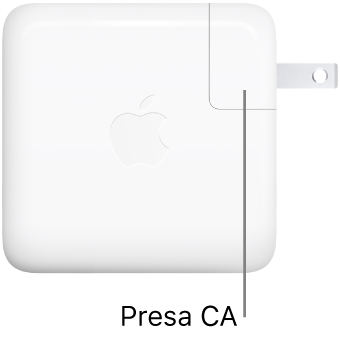 L’alimentatore USB-C da 70 W.