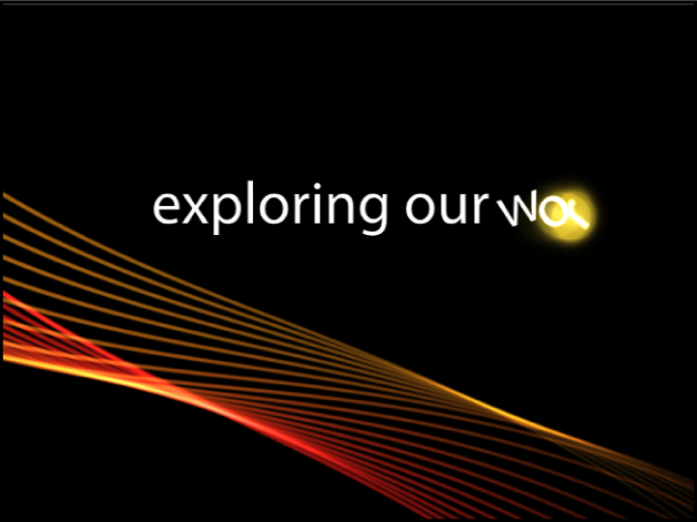 Canevas affichant les caractères en rotation de 90 à 0 degré au cours de l’animation