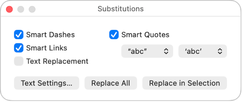 대체 항목 윈도우.