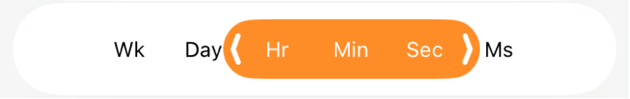 Duration range selector.