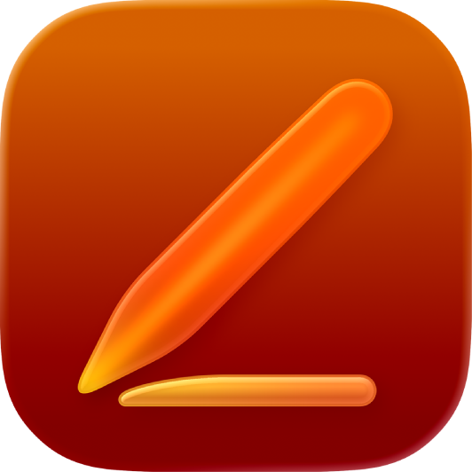 Het appsymbool van Pages.