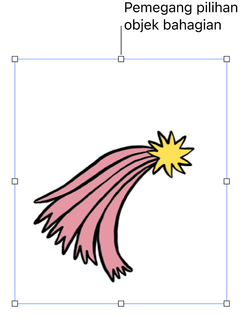 Objek dengan pemegang pilihan.