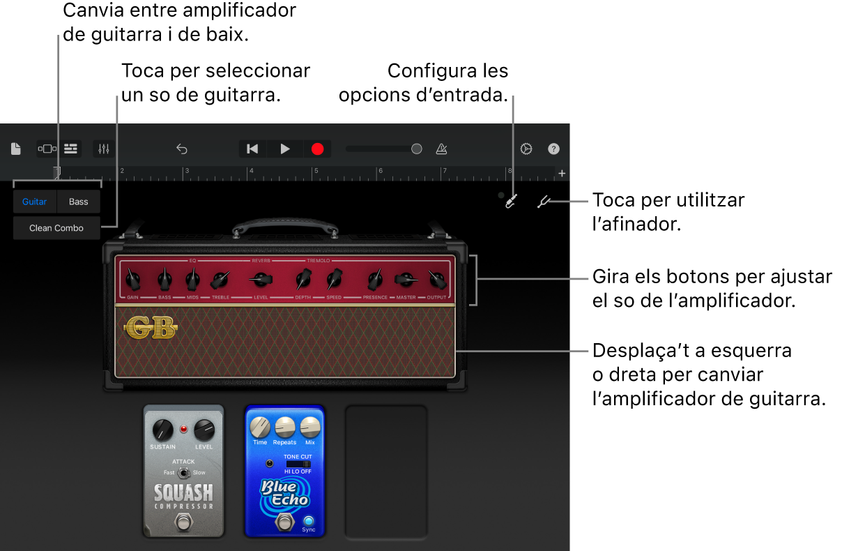 Instrument tàctil “Amplificador de guitarra”