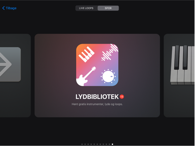 Lydbibliotek i lydbrowseren