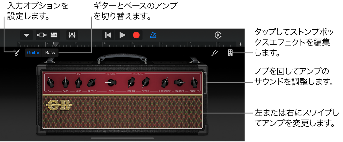 Guitar Amp Touch Instrument