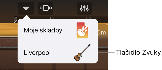 Tlačidlo Navigácia