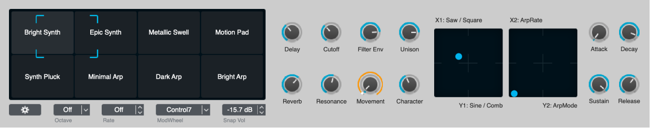 Figure. Perform section parameters.