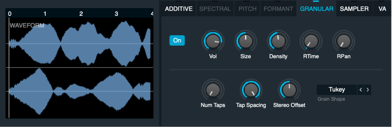 Ilustración. Parámetros del elemento granular.