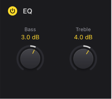 Abbildung. Vintage-E-Piano Equalizer-Parameter