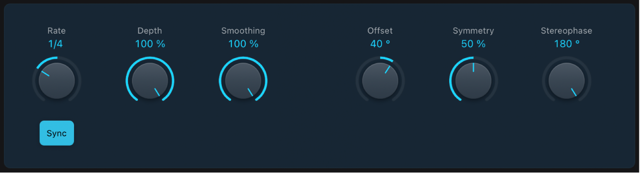 図。Tremoloウインドウ。