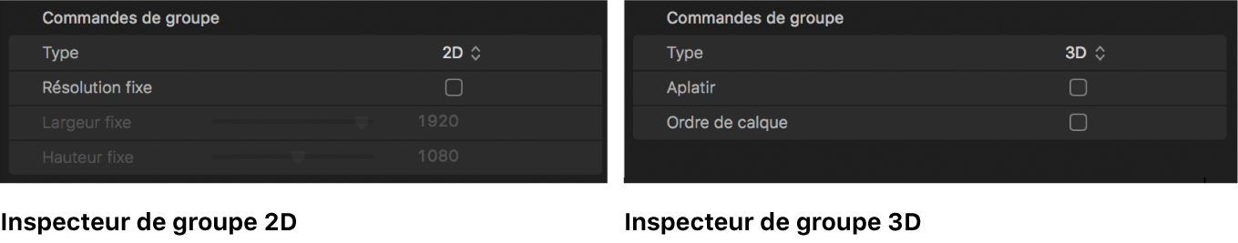 Comparaison d’un inspecteur de groupe 2D et d’un inspecteur de groupe 3D