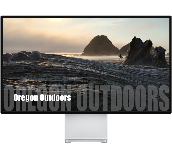 Pro Display XDR showing the Final Cut Pro viewer contents