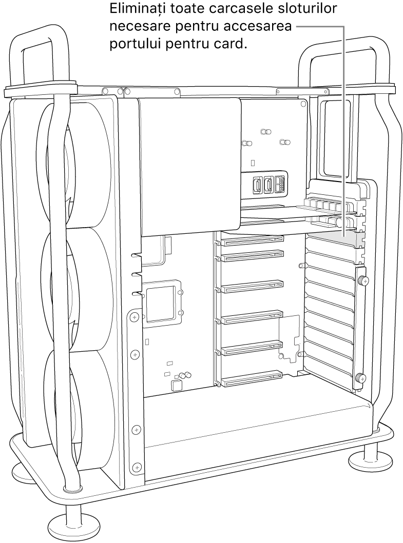 Eliminarea carcasei slotului.