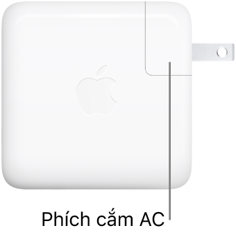 Bộ tiếp hợp nguồn USB-C 70W.