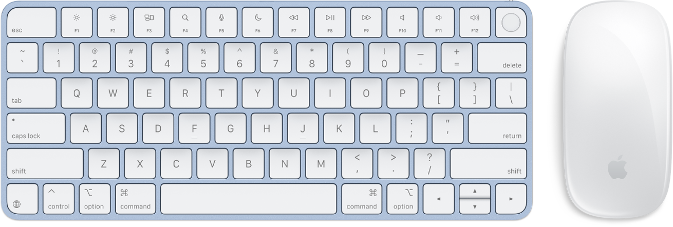 Magic Keyboard con Touch ID y Magic Mouse.