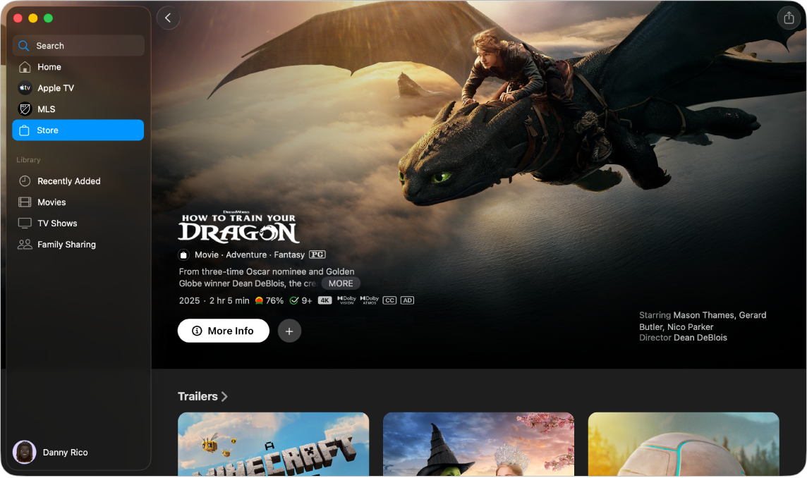 L’app TV amb la botiga oberta.