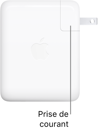 Adaptateur secteur USB-C 140 W.