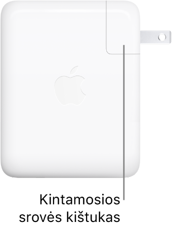 140 W USB-C maitinimo adapteris.