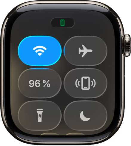 Der Batteriestatus im Kontrollzentrum.