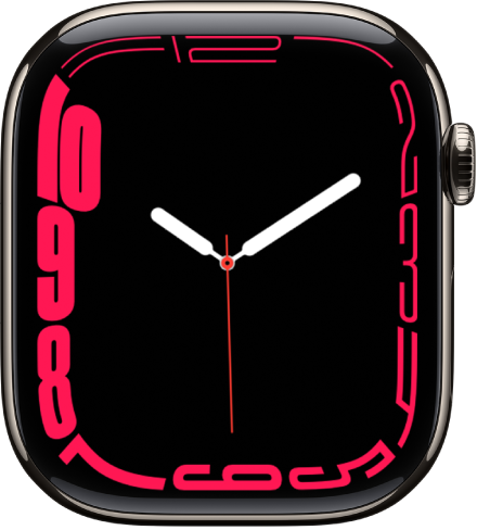 The Contour watch face with the Workout complication in the middle.