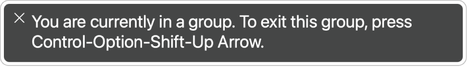 Ο πίνακας λεζαντών εμφανίζει το τι εκφωνεί τη συγκεκριμένη στιγμή το VoiceOver.