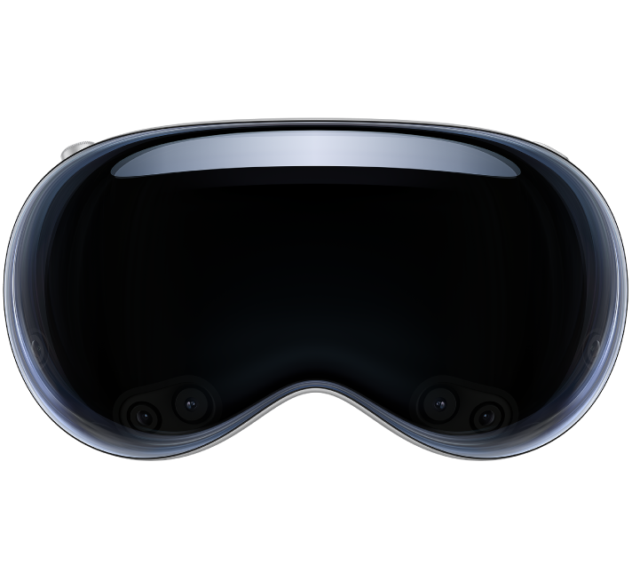 L’avant de l’Apple Vision Pro