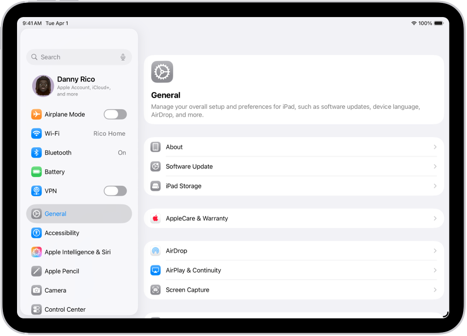 మీ iPad సౌండ్ వాల్యూమ్, స్క్రీన్ బ్రైట్నెస్ వంటి మరెన్నో మార్చడానికి మీరు ట్యాప్ చేయగల సెట్టింగ్స్ యాప్ ఐకాన్తో సహా అనేక యాప్ ఐకాన్లు ఉన్న iPad హోమ్ స్క్రీన్.