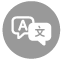 Pronunciation and translation button