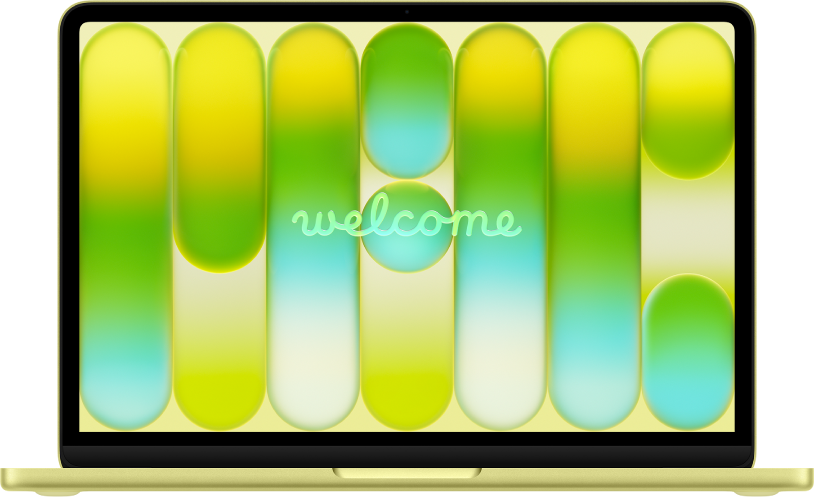 سطح المكتب على MacBook Neo.