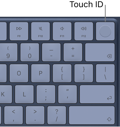 Touch ID auf der MacBook Neo-Tastatur
