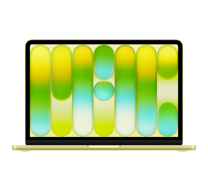 Vue frontale d’un MacBook Neo.