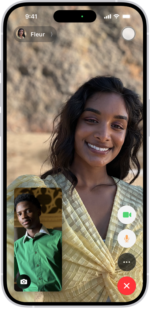 iPhone પર FaceTime કૉલ કરો.