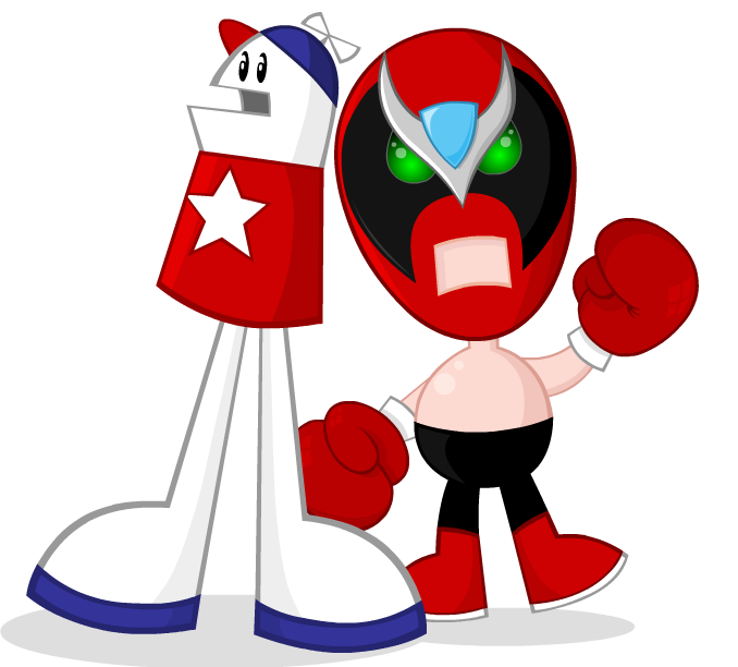 Homestar Runner and Strong Bad
