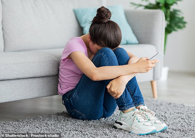 Dozens of girls in Year 9-12 were affected by the graphic images, which were shared on Instagram and Snapchat (stock image)