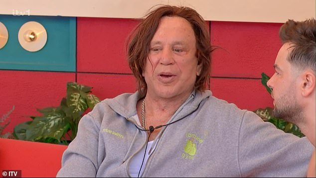 Big Brother reminded Mickey that this was not the first time he had been spoken to about his 'offensive and inappropriate' language