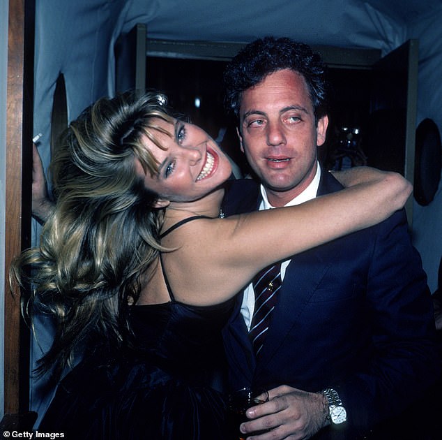 But behind the glamorous façade, the marriage began to unravel, with Brinkley revealing that Joel¿s battle with substance abuse ultimately led to their split; (pitctured 1983)
