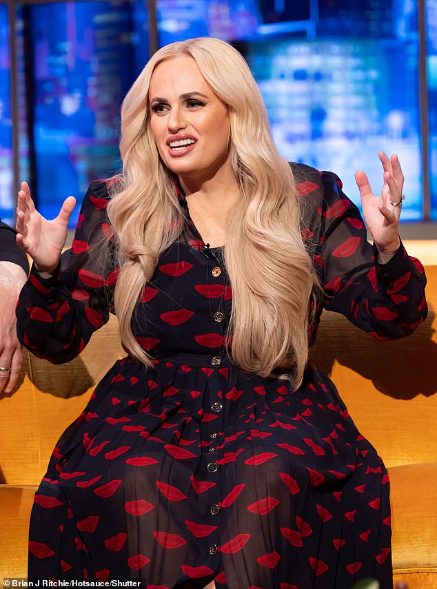 Speaking on The Jonathan Ross Show, Rebel revealed she asked if Brad would like to join her in her dressing room - while she got transformed into a cat