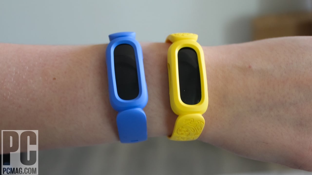 Fitbit Ace 3 in blue and yellow