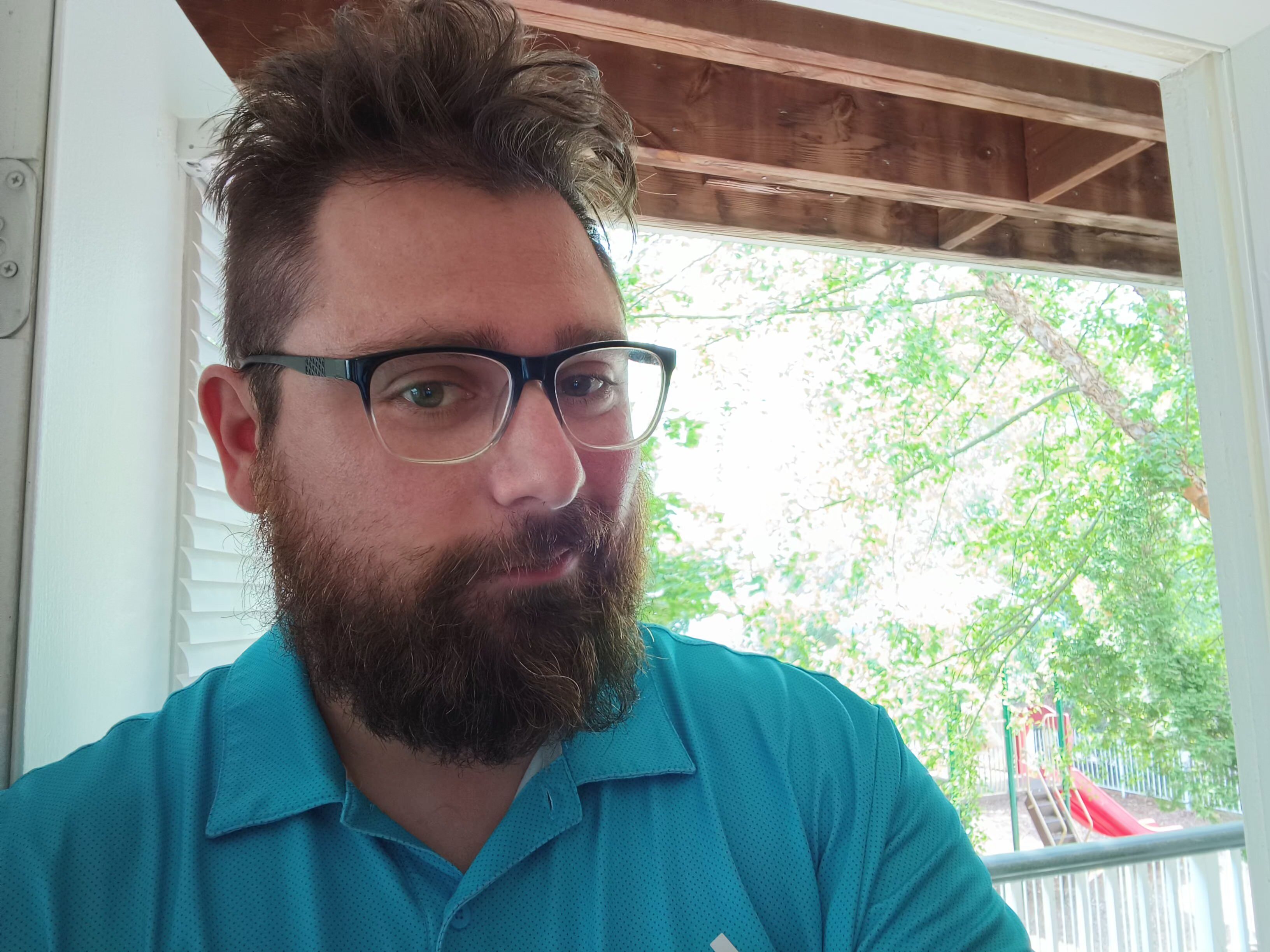 Amazon Fire Max 11 sample selfie