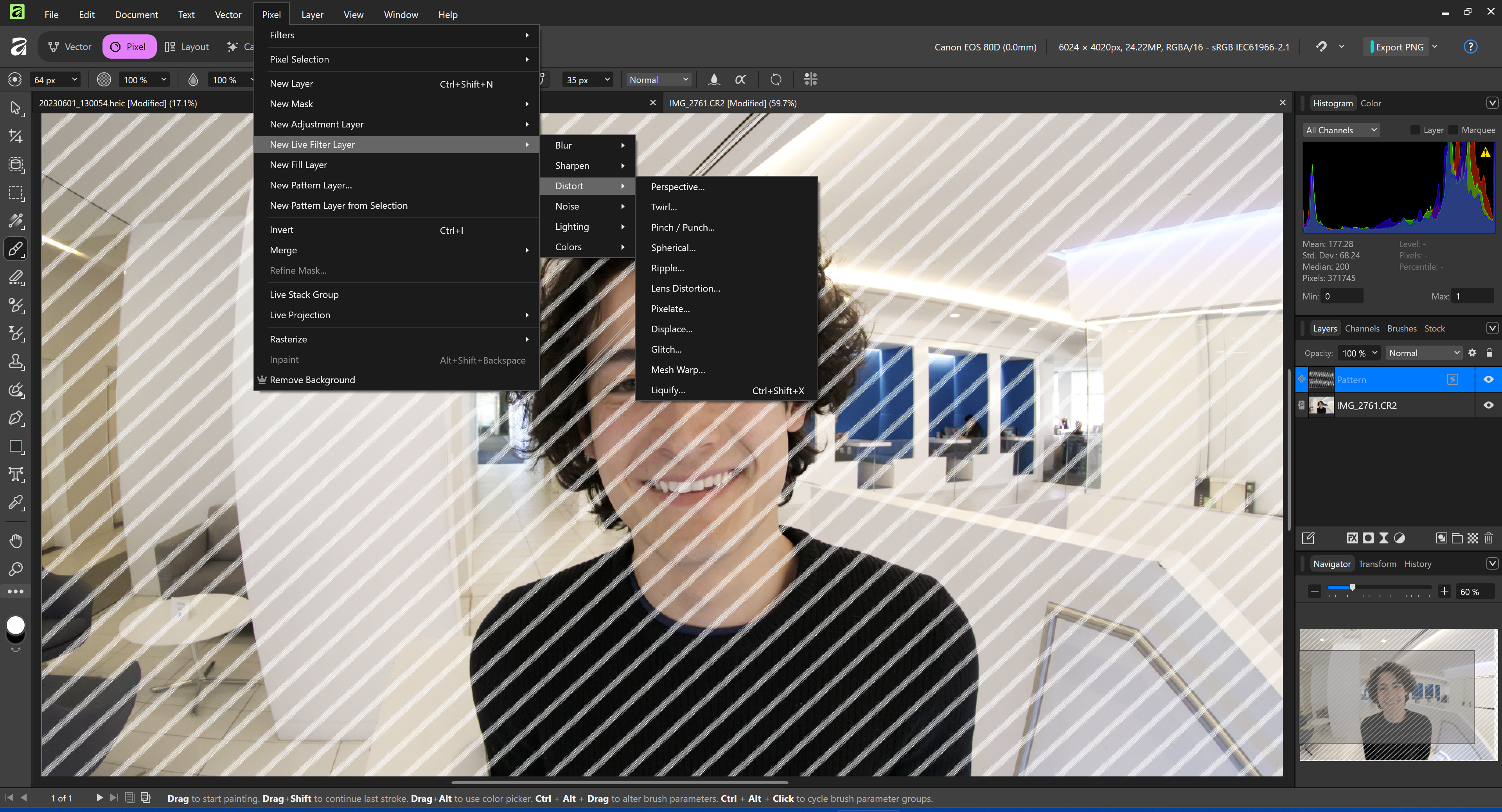 Pattern layer in Affinity