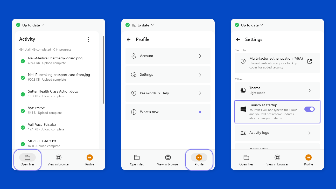 NordLocker Windows App