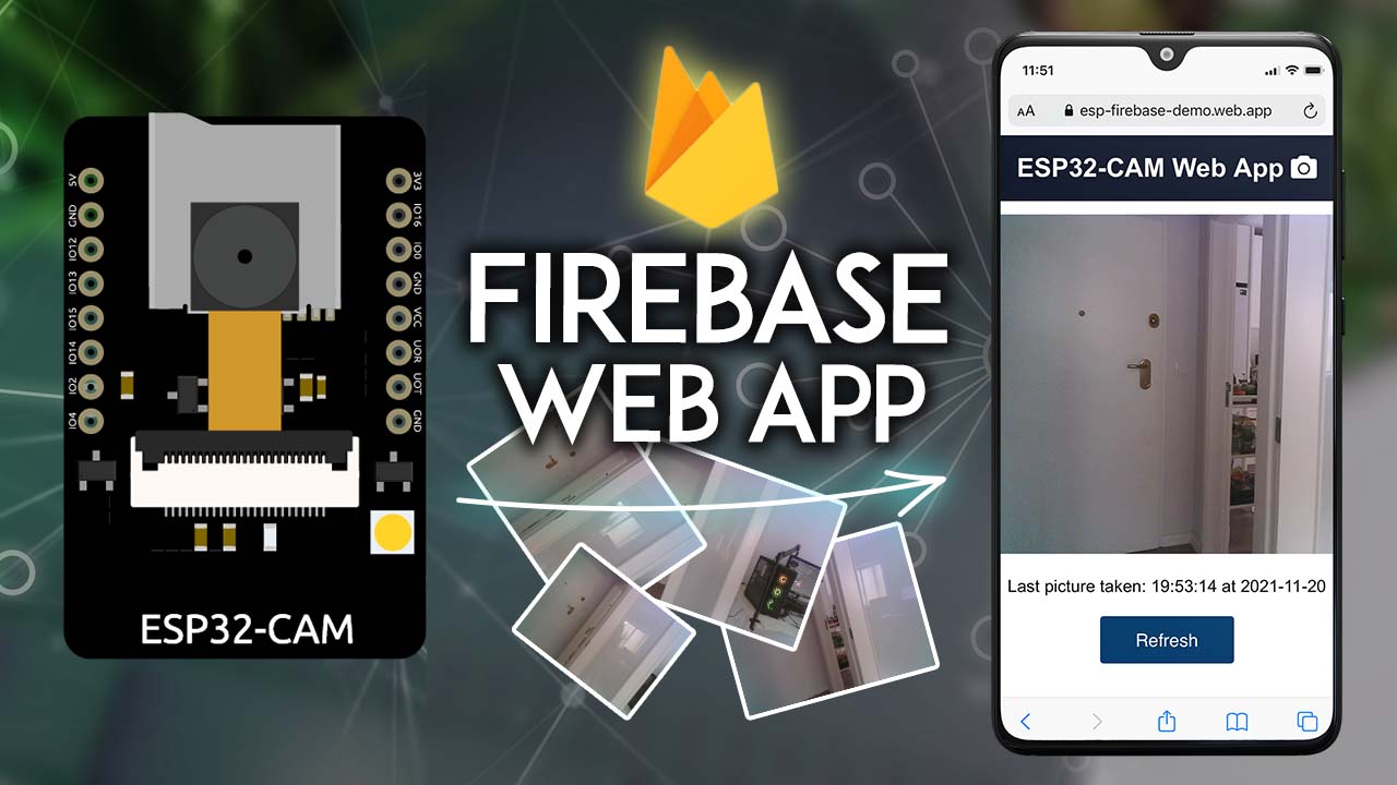 ESP32-CAM Display Pictures in Firebase Web App