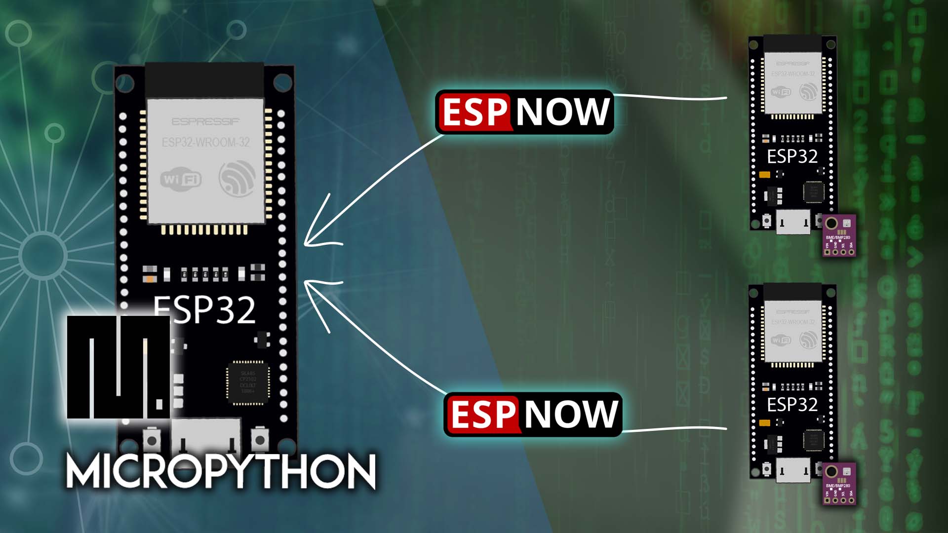 MicroPython: ESP-NOW with ESP32—Receive Data from Multiple Boards (many-to-one)