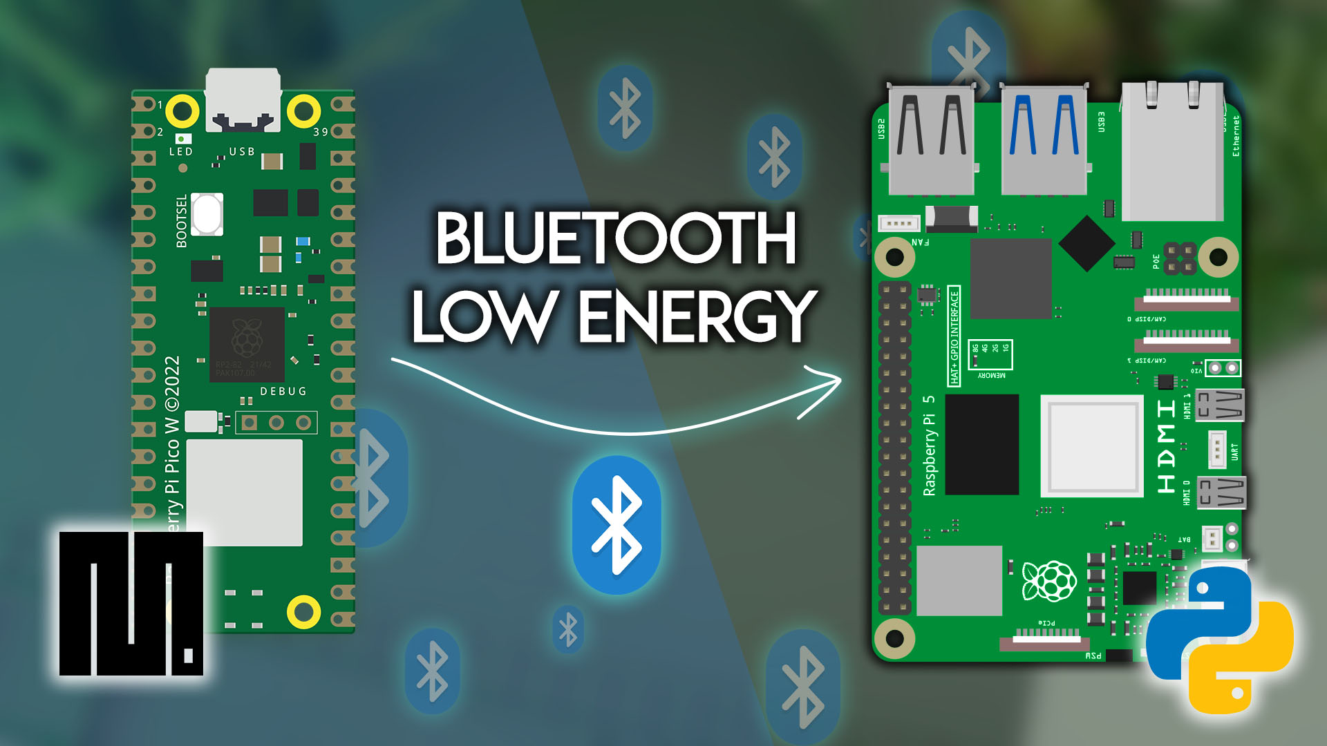 BLE Communication between Raspberry Pi and Raspberry Pi Pico W